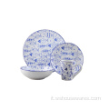 Dinnerware in ceramica in porcellana di stampa di lusso all&#39;ingrosso